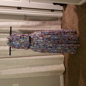 Floral Halter Maxi Dress